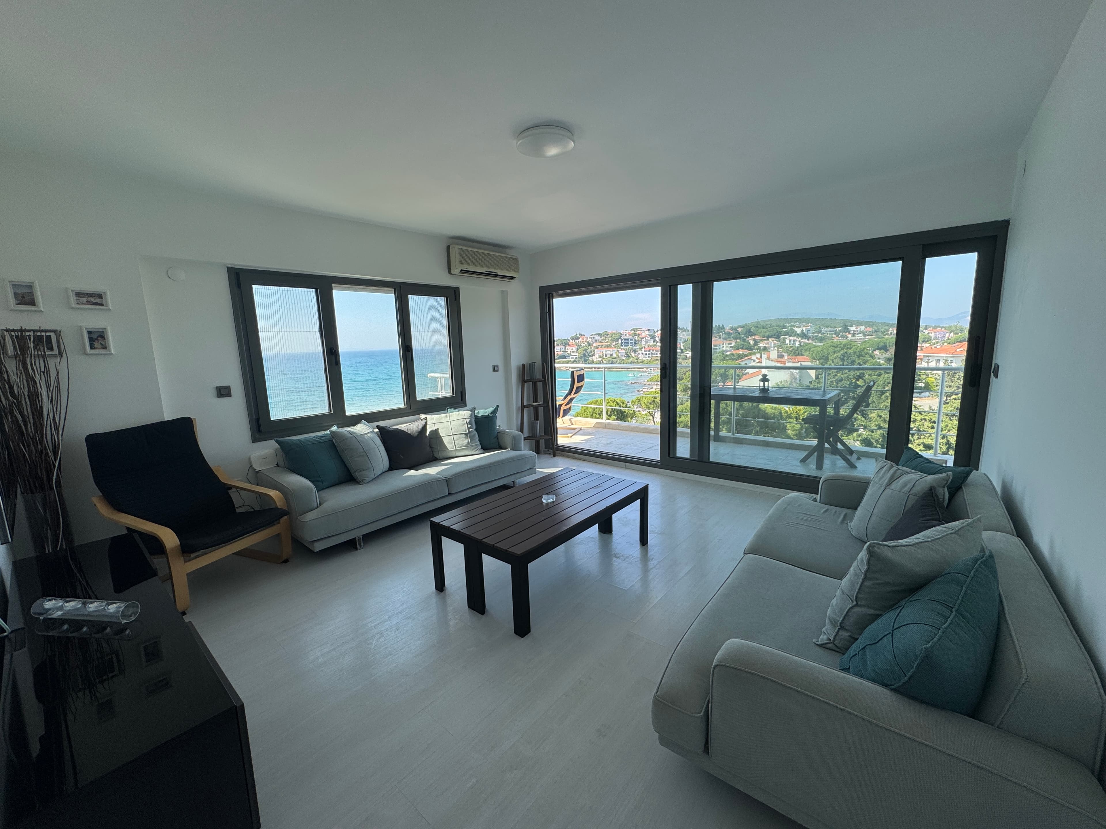 Çeşme Ilıca Park Apart Sitesinde Satılık Panoramik Deniz Manzaralı 2+1 Daire, Ilıca, Çeşme