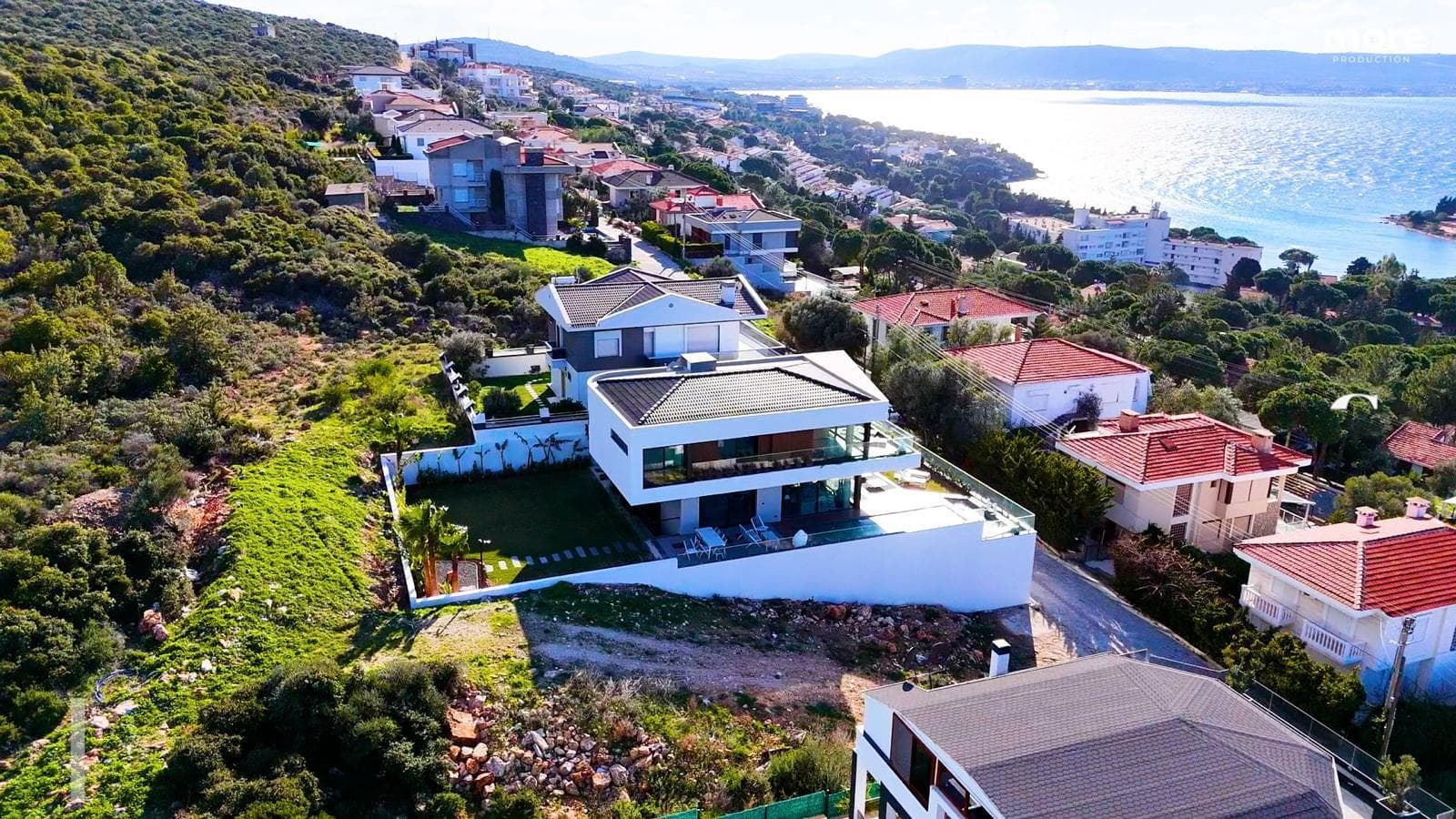 Ultra-luxuriöse Villa mit Panoramablick auf das Meer in Çeşme Paşalimanı, Ardıç, Çeşme