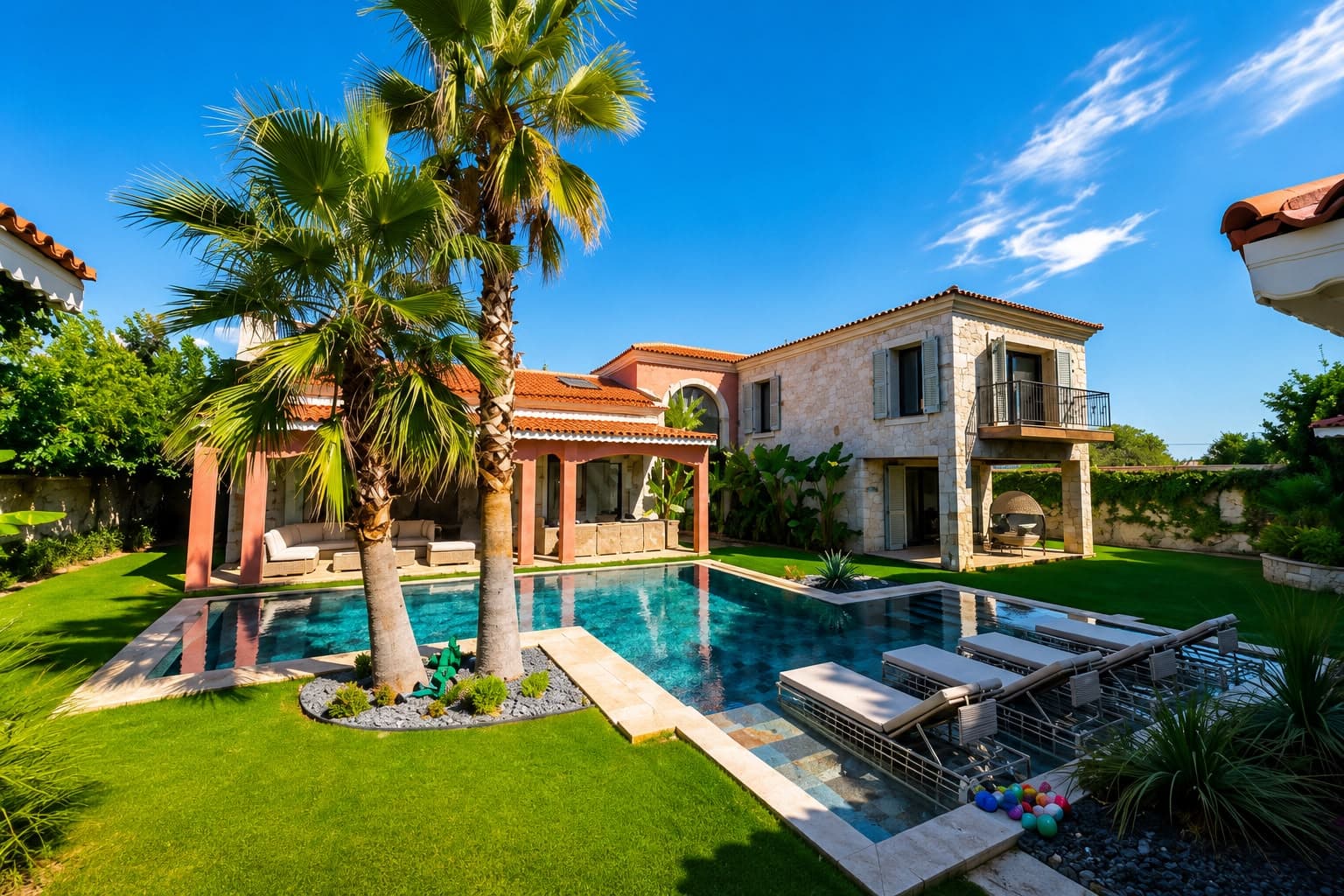 Çeşme Mamurbaba'da Toskana Mimarisiyle Tasarlanmış Ultra Lüks Prestij Villa, Ilıca, Çeşme