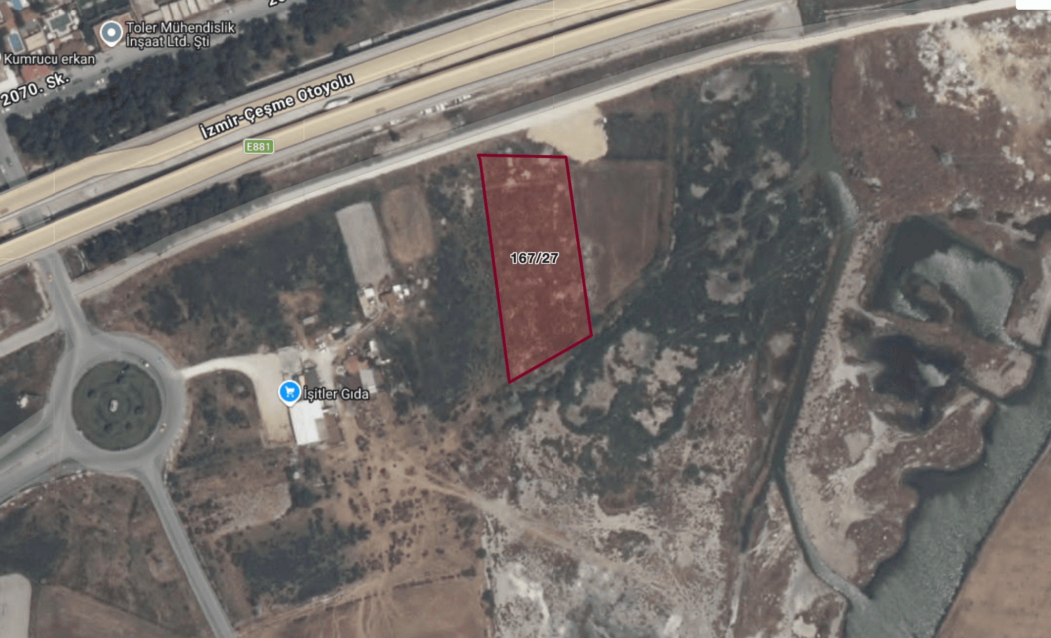 Alaçatı'da İmar Sınırında Satılık Yatırımlık 4085 m2 Tarla, Alaçatı